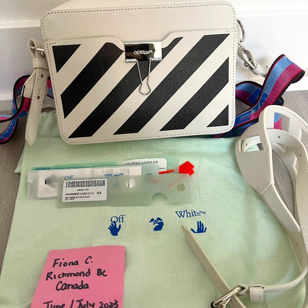 OFF-WHITE Binder Diag Camera Shoulder Bag